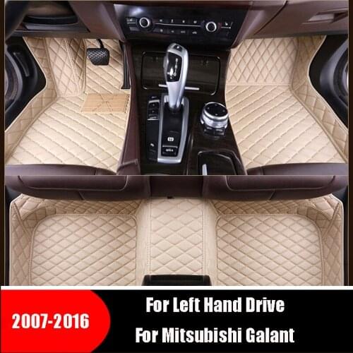 Car Floor Mats For Mitsubishi Galant 2016 2015 2014 2013 2012 2011 2010 2009 2008 2007 Custom Rug Auto Interior Foot Mat Pads