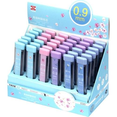 0.9mm Mechanical Pencil Lead Black Refill Drawing Sketch Student Kid School Office Supply Stationery 5 Pcs/lot
