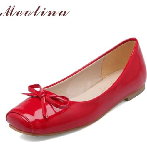 Meotina Women's Ballet Flats With Heels