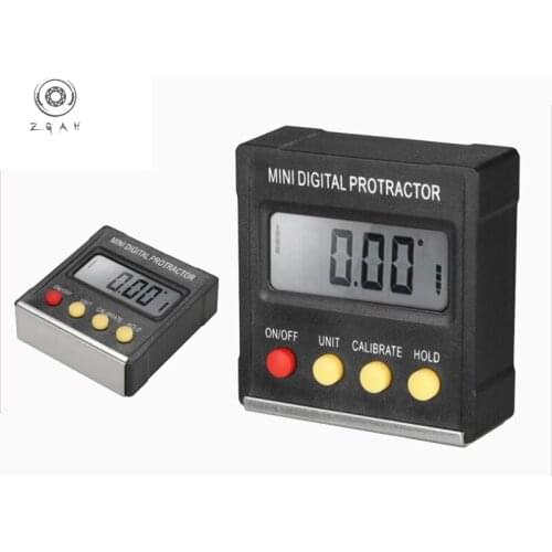 Mini goniometer 360 ° electronic digital display angle magnetic base tilt meter electronic level protractor measurement tool