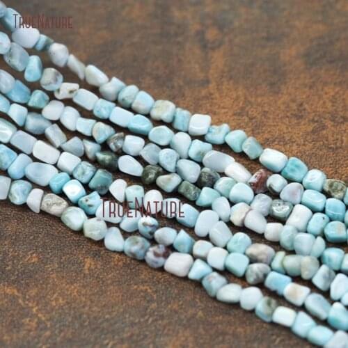 New Products Larimar Nugget Small Beads Massive Jewelry Accessory Random Shape Loose Beads In 4-6 mm BE10824