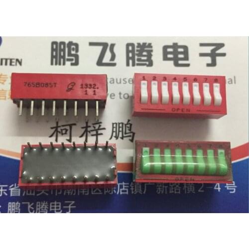 Original new 100% 76SB08ST toggle switch 8 bit key coding switch 2.54mm