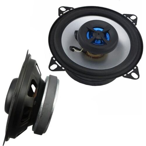 A pair 2 way auto door component speakers 4 inch 2x60W Car Styling car audio speakers Car Coaxial Speaker General