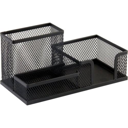 Desk Organizer Pen Pencils Holder Stand Metal Storage Multi-Functional School Supplies Office Accessories Organizer Desk