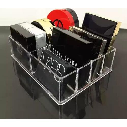 Transparent Makeup Organizer Air Cushion/ Lipstick / Powder/ Eye Shadow Cosmetic Storage Shelf Drawer Make Up Organizer