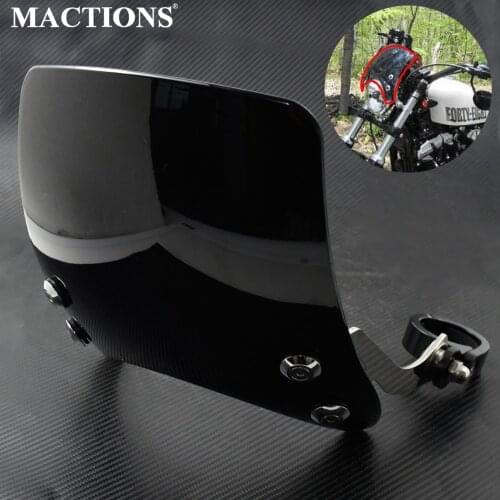 Motorbike Black Windscreen 39mm Adjustable Windshield For Harley Sportster XL 883 1200 Models 2004 2005 2006 2007 2008-2019