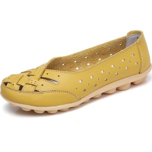 2021Fashion Womens Shoes Summer Hollow Women Sandals Casual Leather Sandals Large Size 35-44 Sandals Zapatos Mujer Women Shoes