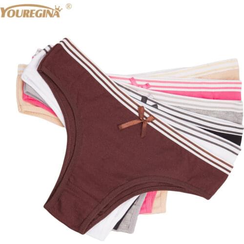 YOUREGINA Woman Underwear Seamless Underwear String Bikini Panties Period Underwear Bragas Mujer Sexy Thongs for Women 6pcs/set