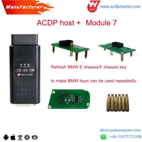 Yanhua Mini ACDP module 7 and 8--for B-M-W key refresh and FRM Module