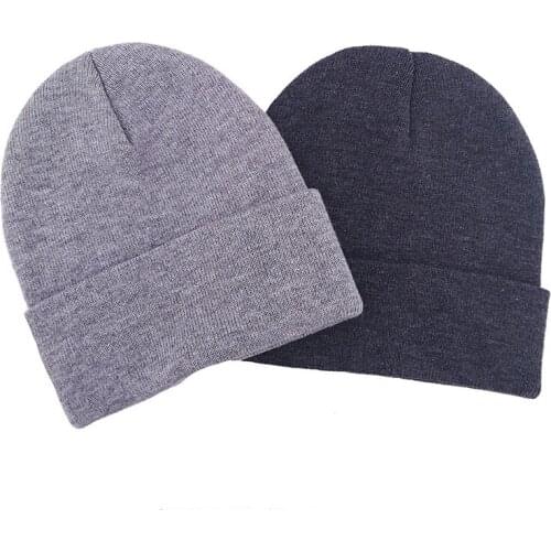 Winter Women Knitted Beanies Skullcap 2019 New Vintage Autumn Warm Unisex Acrylic Skullies Bonnet Hats Ski Caps Femme Gorros