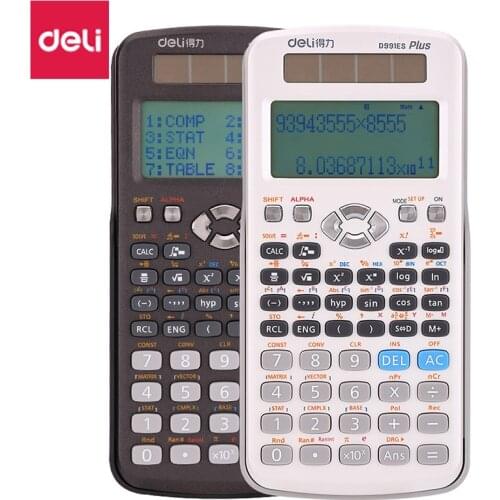 1pcs D991es Plus Scientific Function Calculation Calculus Test Solution Equation Multifunction Scientific Calculator