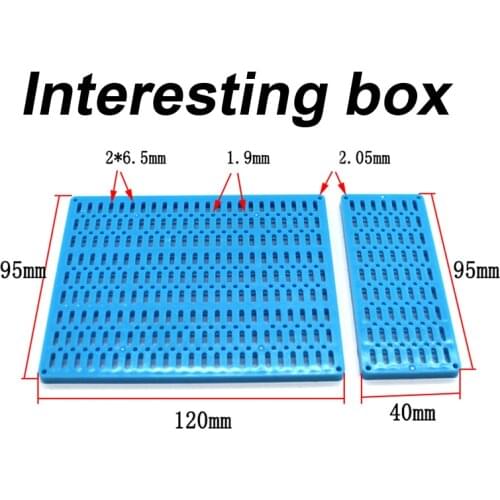 2mm perforated plastic fixed plate connecting plate DIY small handmade model stem maker material