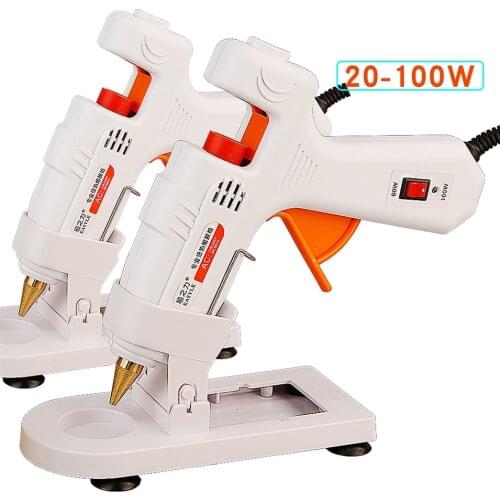 30W/80W/100W/150W Professional High Temp Hot Melt Glue Gun 40W Graft Repair Heat Gun Pneumatic DIY Tools Hot Glue Gun free Glue