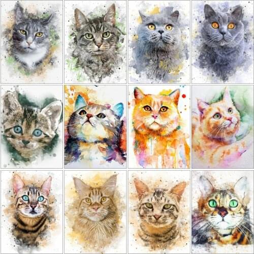 Diy 5d Full Diamond Embroidery Animal Square Round Diamond Painting Colorful Owl Mosaic Furniture Decoration Hobby Gift