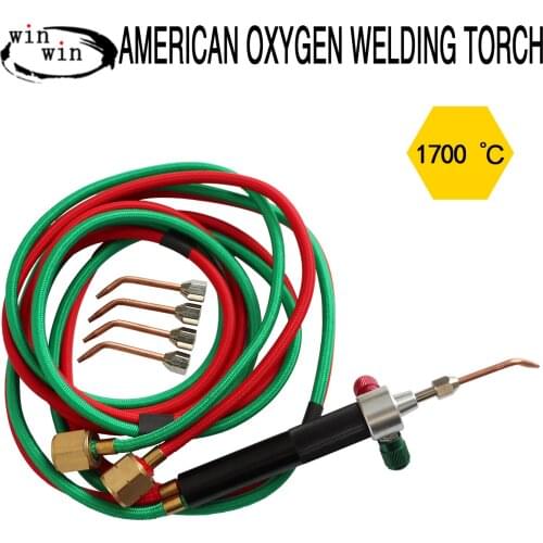 American Oxygen Welding Torch Brass Oxygen Cutting Torch Gas Welding Gun Melting Gun Jewelry Welding Platinum Stainless Steel