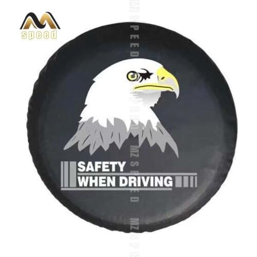 Car Accessories 14 "15" 16 "PVC leather spare tire wheel cover wheel protector is suitable for SUV tire covers