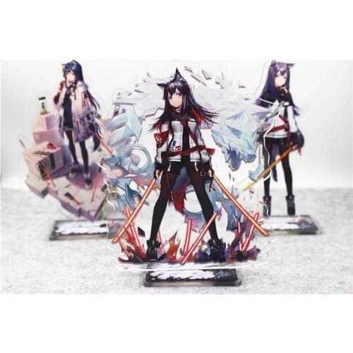 Game Arknights keychain Amiya Eyjafjalla Nightingale Silence Pramanix Liskarm cute fun cartoon acrylic key chain jewelry