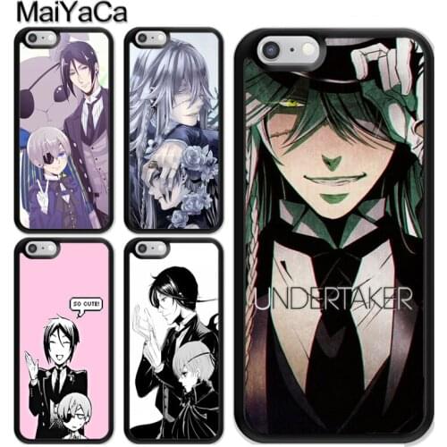 Black Butler Kuroshitsuji Case For iPhone 12 Mini 11 Pro MAX X XR XS MAX SE 2020 6S 7 8 Plus 5s Cover