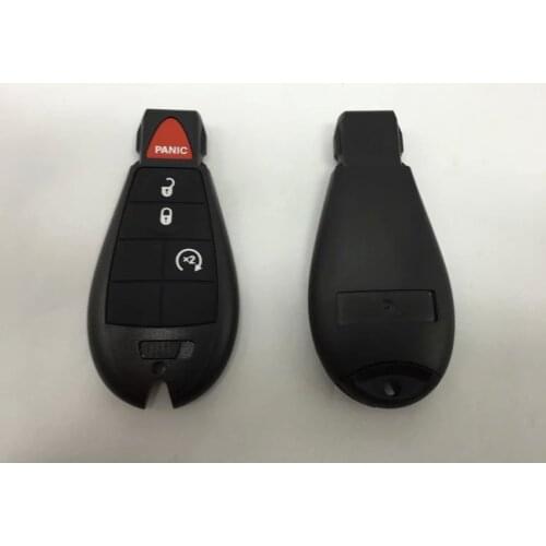 No Chip Spare Remote Case Smart Key Shell For Chrysler Car 3+1 Buttons Smart Key Blank Fob 2PCS/lot