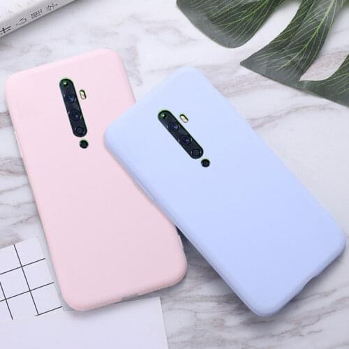 Candy Color For OPPO RENO 2z Case Shockproof Soft Silicone TPU Cover For OPPO Reno 2Z Phone Cases oppo reno2 z F reno2z fundas