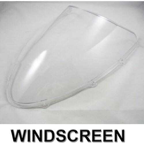 Black For Ducati 1098 848 1198 2006 2007 2008 2009 Windshield WindScreen Double Bubble Blue Rider