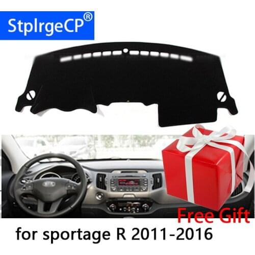 For Kia Sportage R 2011 2012 2013-2016 dashboard mat Protective pad Shade Cushion Pad interior sticker car styling accessories