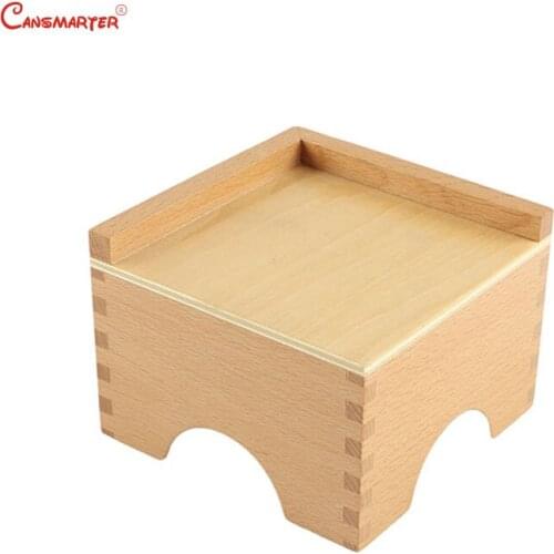 Montessori Materials Pink Tower Stand Wooden Toys Educational For Children Preschool Box Sensorial Kids Baby Toys Games SE004