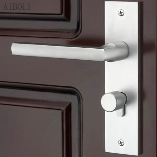 European Style Space Aluminum Door Lock Indoor Bedroom Wooden Door Mechanical Door Lock Hardware Indoor Door Lock