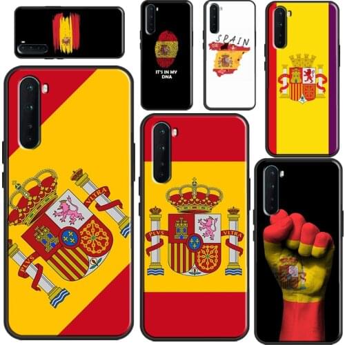 Fashion Spain Flag Case For OnePlus 9 Pro 8 Pro Nord 7T 8T Cover For OPPO Realme 6 Pro 7 8 Pro GT C3 C11 C15