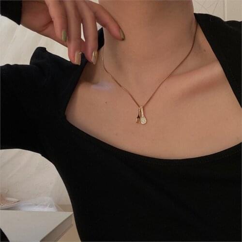 Fashionable Design Western Food Fork Spoon Necklace Romantic Collarbone Chain Female Instagram Popular Tide Party Jewelry