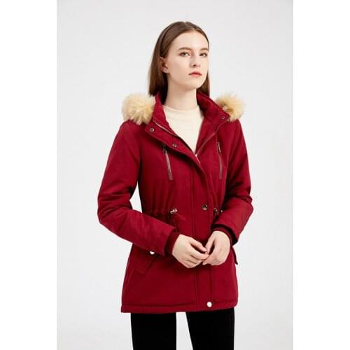 2021 New Winter Warm Girls' Jacket with Wool Cotton Thick Hooded Coat for Boys Thick Windbreaker To Withstand The Cold Solid