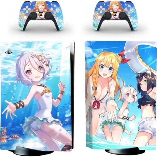 Swim PS5 Standard Disc Edition Skin Sticker Decal Cover for PlayStation 5 Console & Controller PS5 Skin Sticker Vinyl