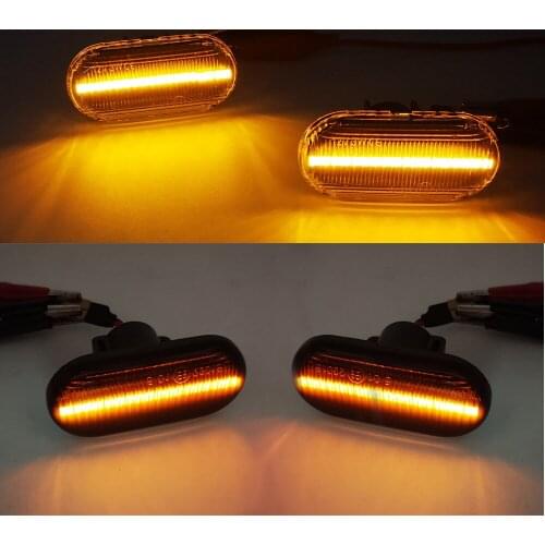 Led Dynamic Side Marker Turn Signal Lights For Dacia Duster Dokker Lodgy Renault Megane 1 Clio1 2 KANGOO ESPACE Smart Fortwo 453