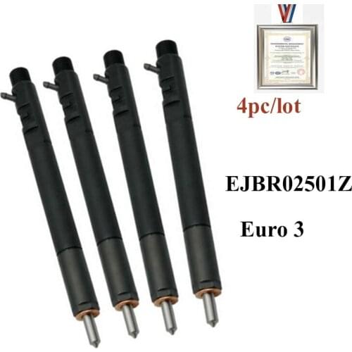 4PC Car Fuel Common Rail Injectors Assy EJBR02501Z Diesel Inyector Set E JBR 0250 1Z 2501Z
