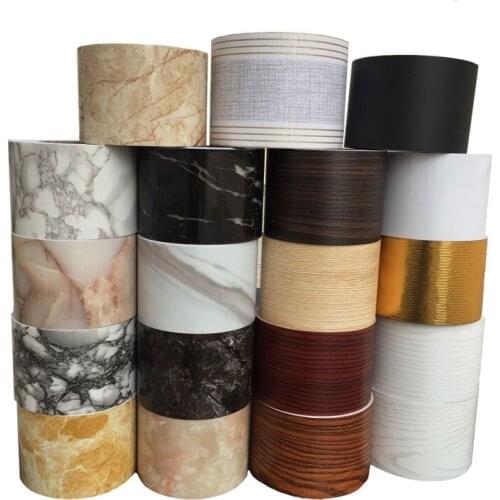 Beibehang Waterproof waist line self-adhesive foot line bathroom waist line wall sticker kitchen living room bathroom baseboard