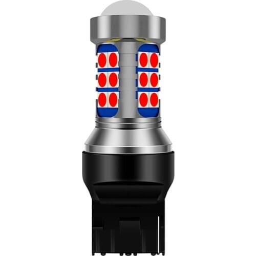 1pcs New T20 7440 W21W WY21W Super Bright 3030 LED Car Tail Brake Bulb Turn Signal Auto Backup Reverse Lamp Rear Parking Light