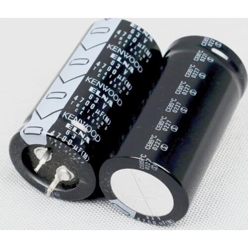 One Pair Brand Bew ELNA 4700uF 63V Audio Filter Electrolytic Capacitor 25×50