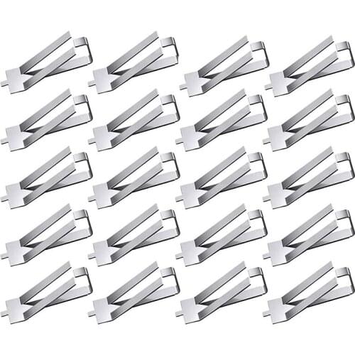 20Pcs Glass Bed Spring Turn Clips for Creality Ender 3 Pro Ender 3S, Ender 5 Pro, CR-20 PRO, CR-10S Pro 3D Printer
