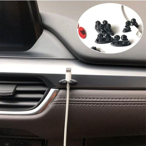 8pcs Car Wire Clip Stickers for Volkswagen Phaeton Bora Lavida Lamando Touran Beetle Magotan for Touareg