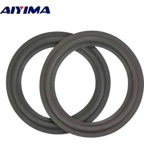 AIYIMA 2Pcs 8 INCH Speaker Foam Side Woofer Bass Speaker Foam Repair Accessories DIY Sponge Bubble Rdge Ring Circle