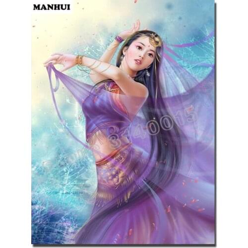 New Diamond Embroidery Ancient beauty DIY 5d Diamond Painting Beads Embroidery Coloring By Numbers Mosaic Drawing BEF387