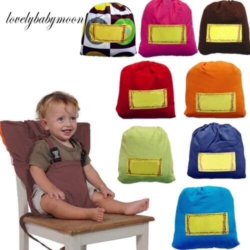 Kids Chair Baby Chair Travel Foldable Washable Infant Dining High Dinning Cover Seat Safety Belt Feeding Baby Care Accessories