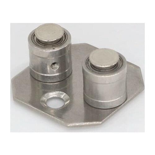 Stainless steel Swing stopper sliding door locator ground wheel positioning wheel door hanger bearing wheel lower wheel stopper