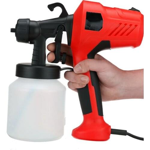 400W Paint Sprayer Gun 800ML Large Capacity Electric Spray Gun 3 Modes Adjustable Flow Control Airbrush For Household Painting