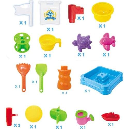 Summer Silicone Soft Baby Beach Toys Baby Beach Game Toy Children Sandbox Set Kit Summer Toy For Beach Play Sand Water