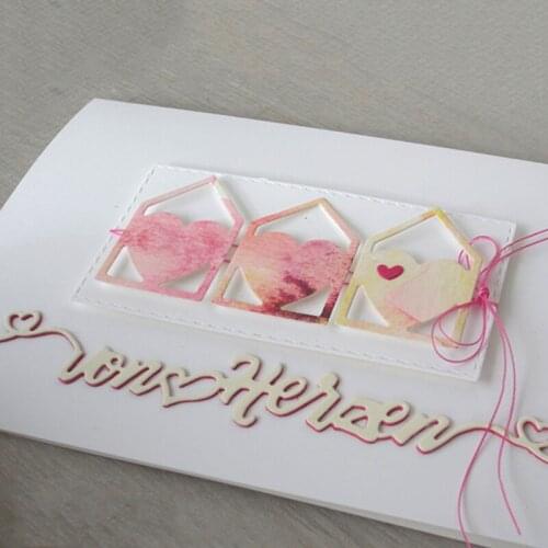 MEET HUANG 2pc label tag set Metal Cutting Dies Stencil For DIY Scrapbooking Decorative Embossing Handcraft Die Cutting Template