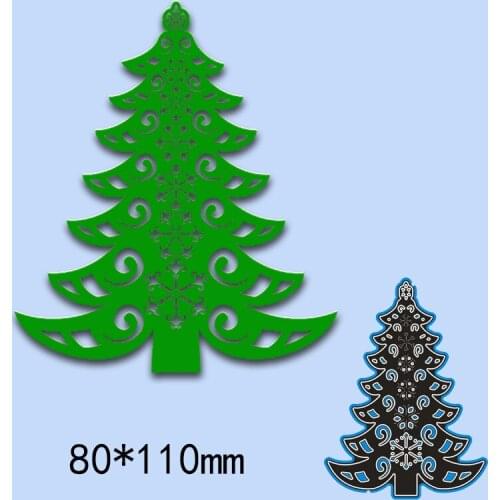 Christmas tree Cutting Dies Stencil DIY Metal Cutting Dies Scrapbooking Card Paper Craft Embossing Folder Template