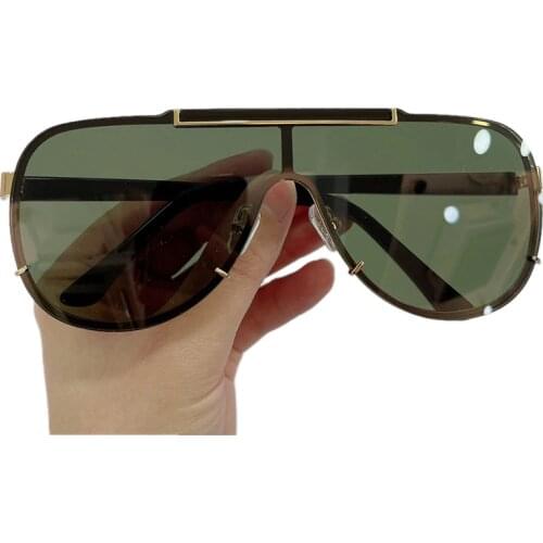 Fashion One Piece Sunglasses Women With Luxury Brand Mirror Sun Glasses Female UV400