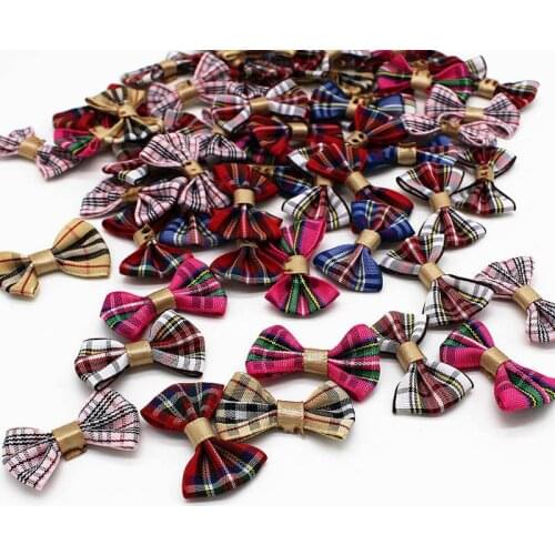 Mix 30pcs/lot mixcolor clothes patches handmade Ribbon tie patch for clothing craft supplies scrapbooking parches para la ropa