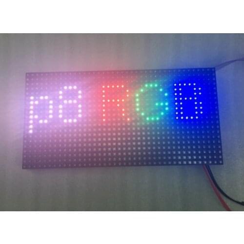 Door full color strip screen dedicated modul P8 RGB 320*160mm 1/5S HUB75 Interface definition P8 Full color module